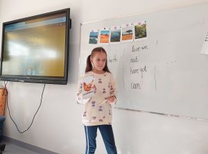 Uczniowie na lekcji