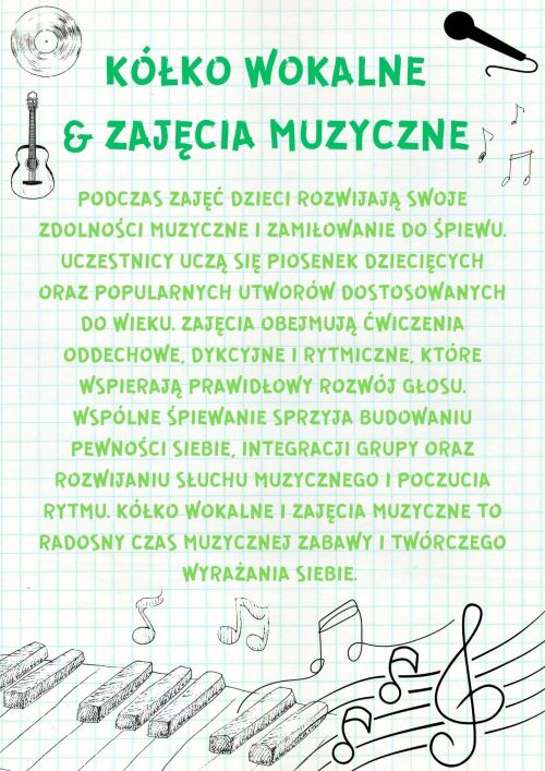 Opis zajęć