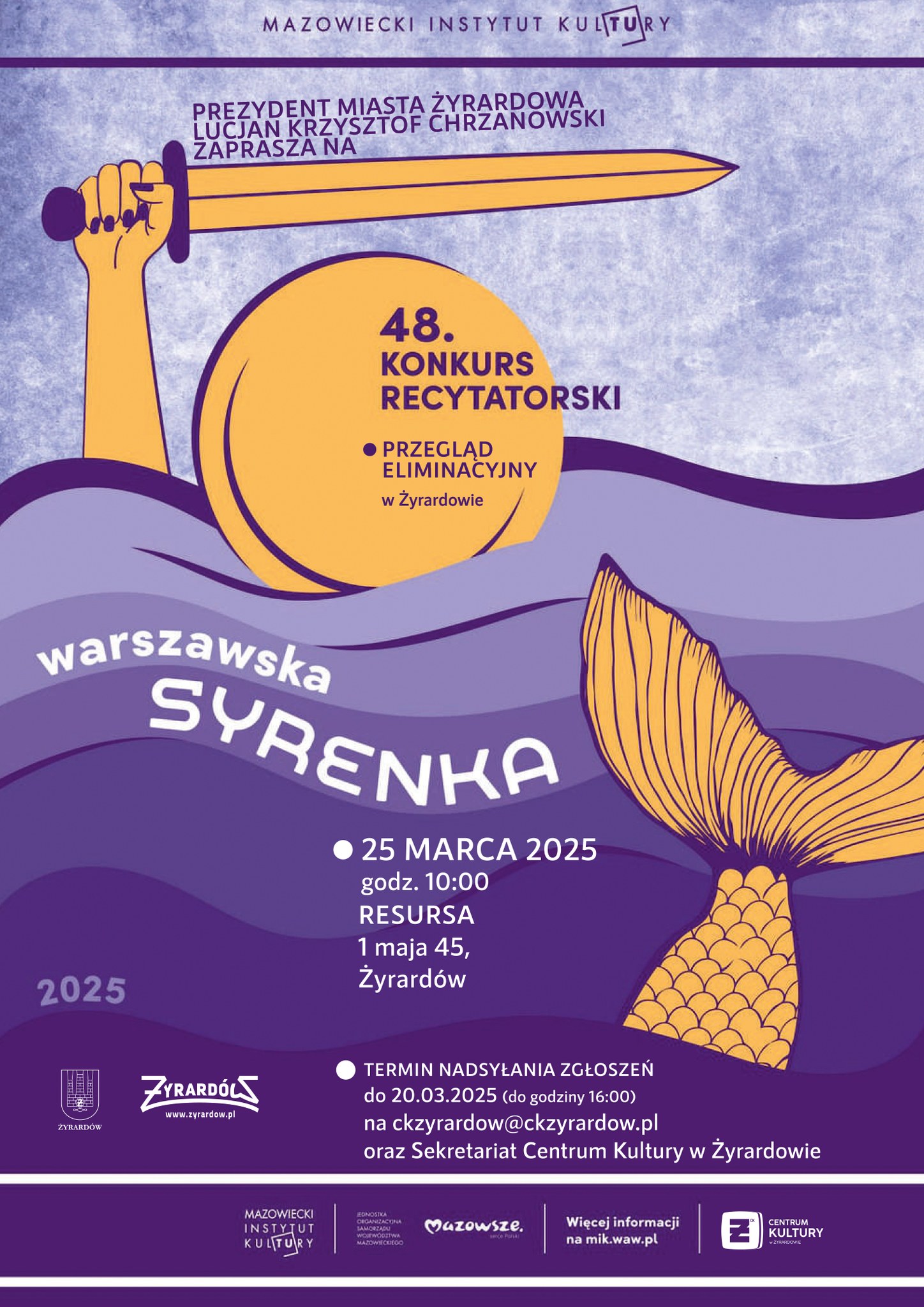 48. Konkurs Recytatorski Warszawska Syrenka