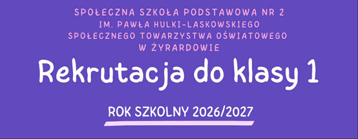 Rekrutacja do klasy 1